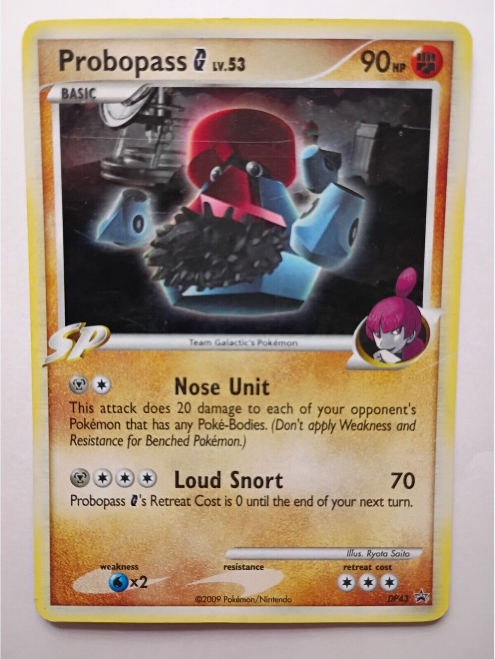 Pokemon TCG Probopass G L.53 non Holo SP DP43 Promo 2009